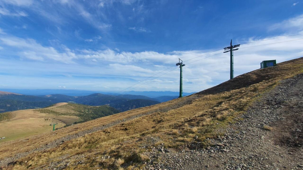 Steil ging es bergauf und bergab.