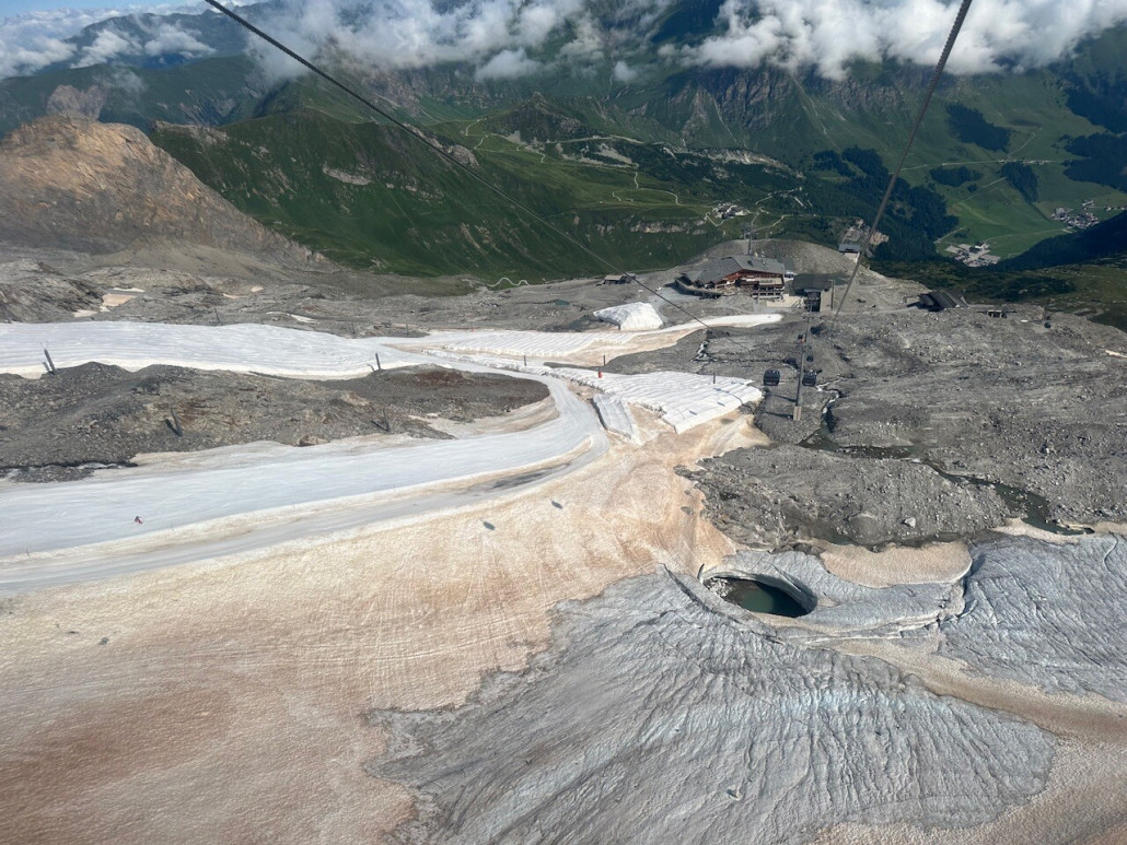 Der Schlusshang zum TFH, eine der besten Pisten(stücke) heute.