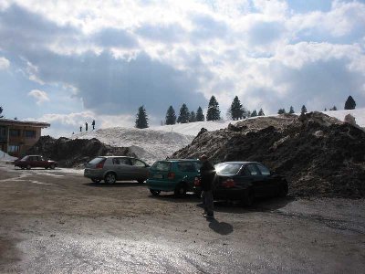 Schneeberge im April