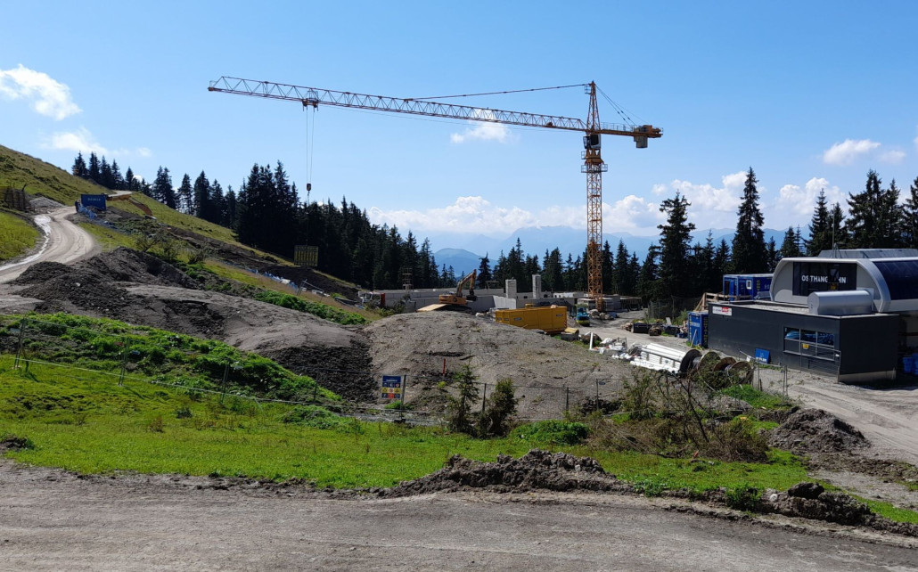 Blick zur Talstation