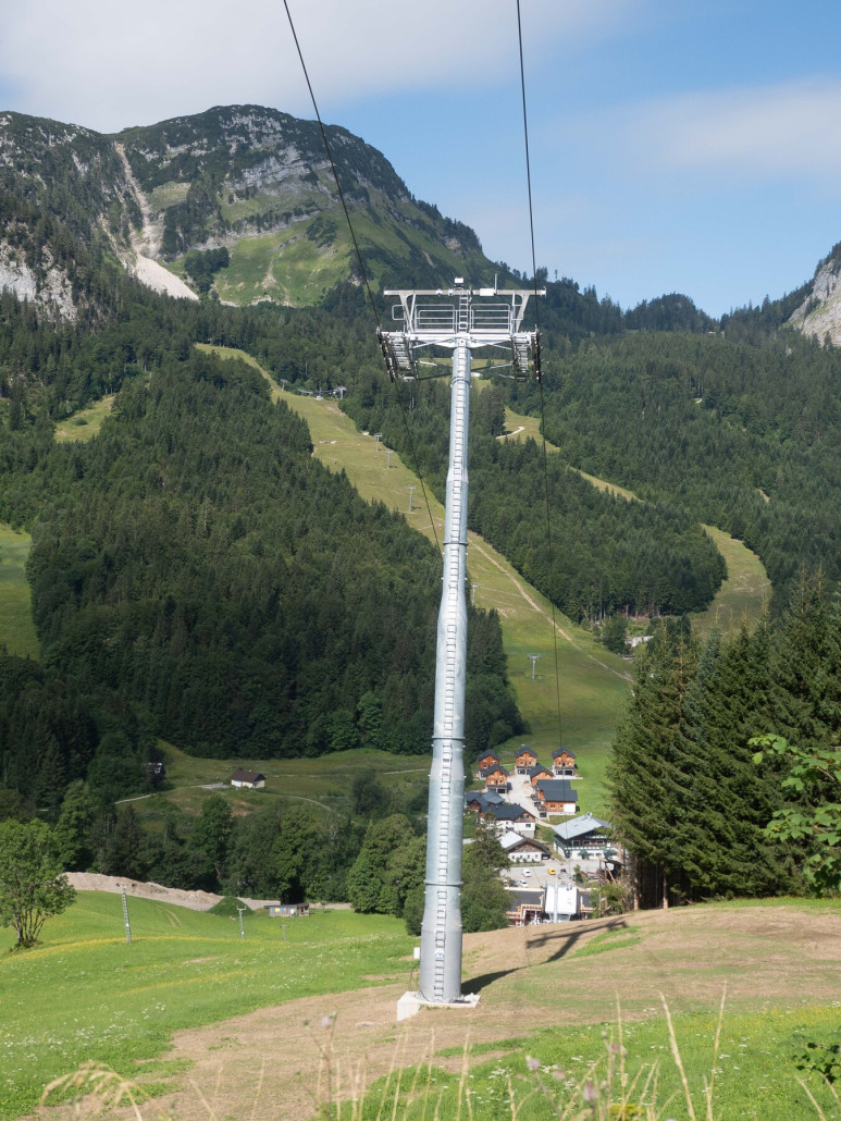 dito, im Hintergrund die Sandling-Pisten