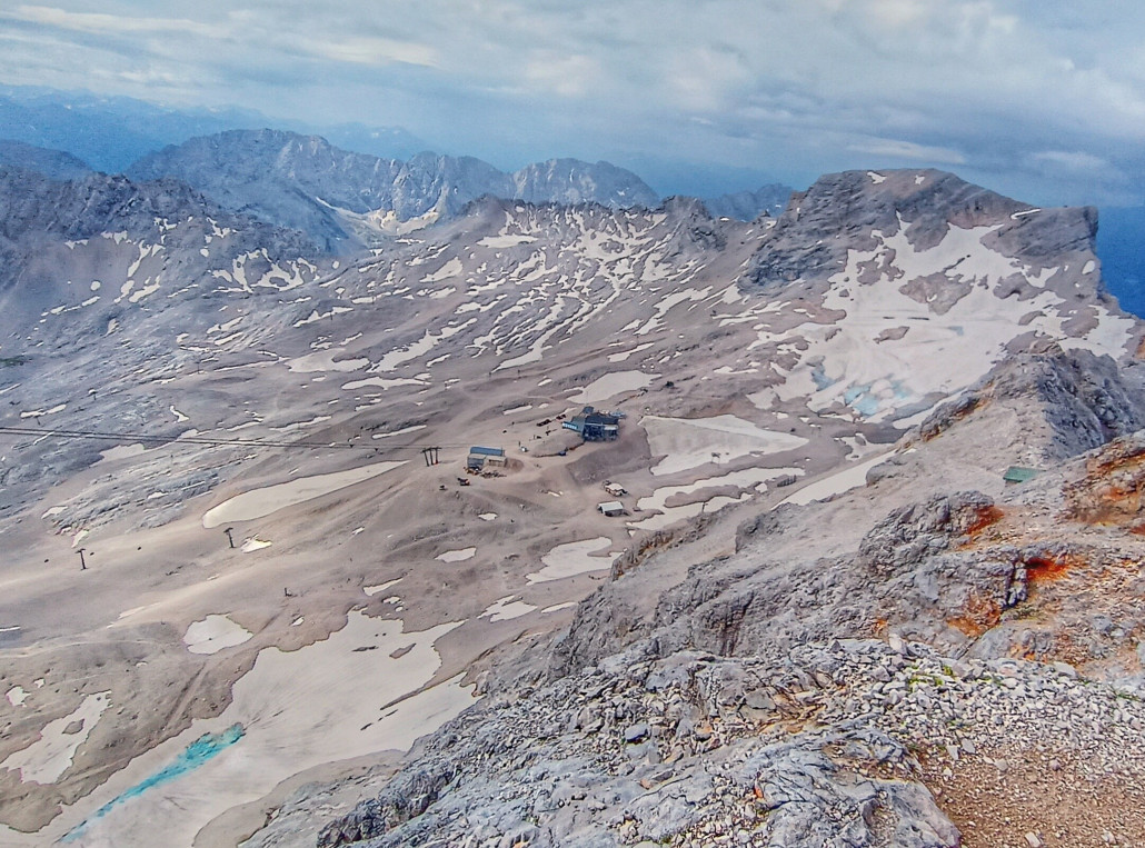 Blick auf Zugspitzplatt