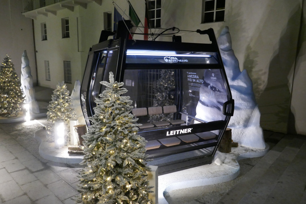 Demogondel Dezember 2023 in Aosta