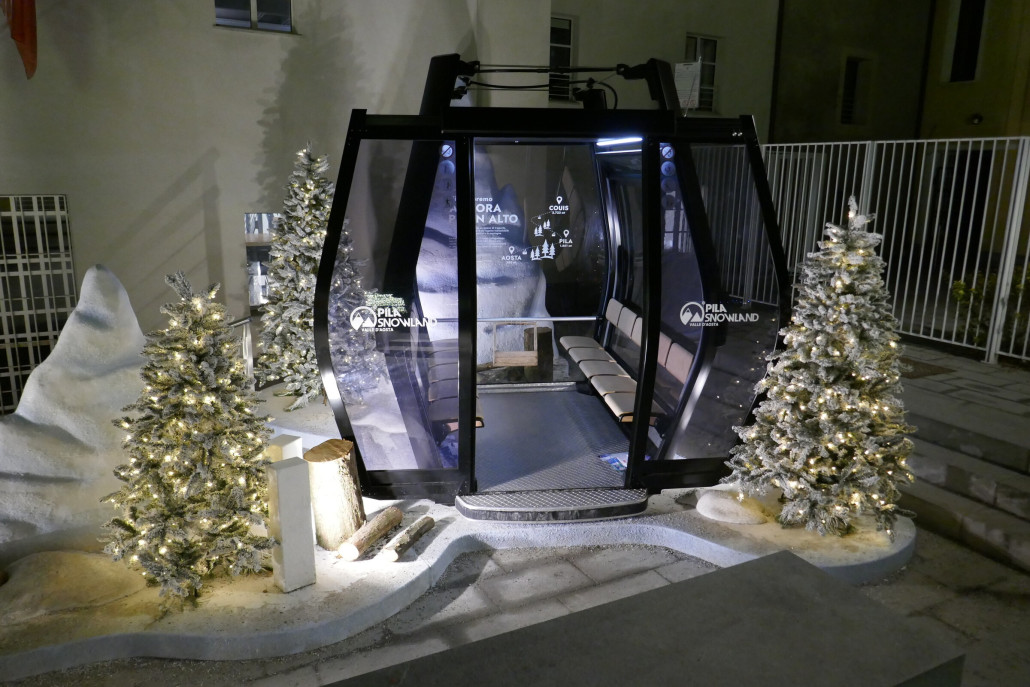 Demogondel Dezember 2023 in Aosta