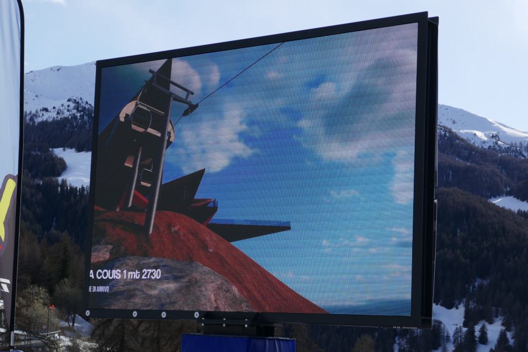 Einfahrt Bergstation Couis 1 (2730m)