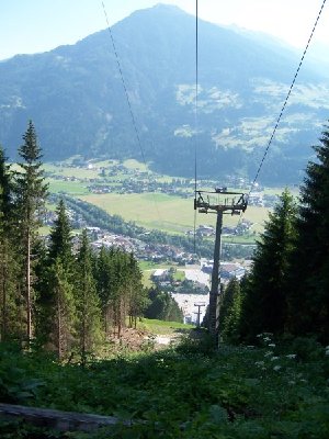 Blick Richtung Talstation