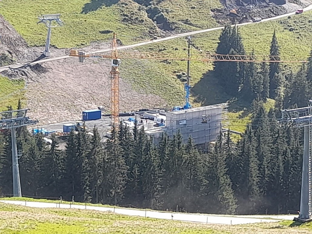 Rückseite  der Talstation