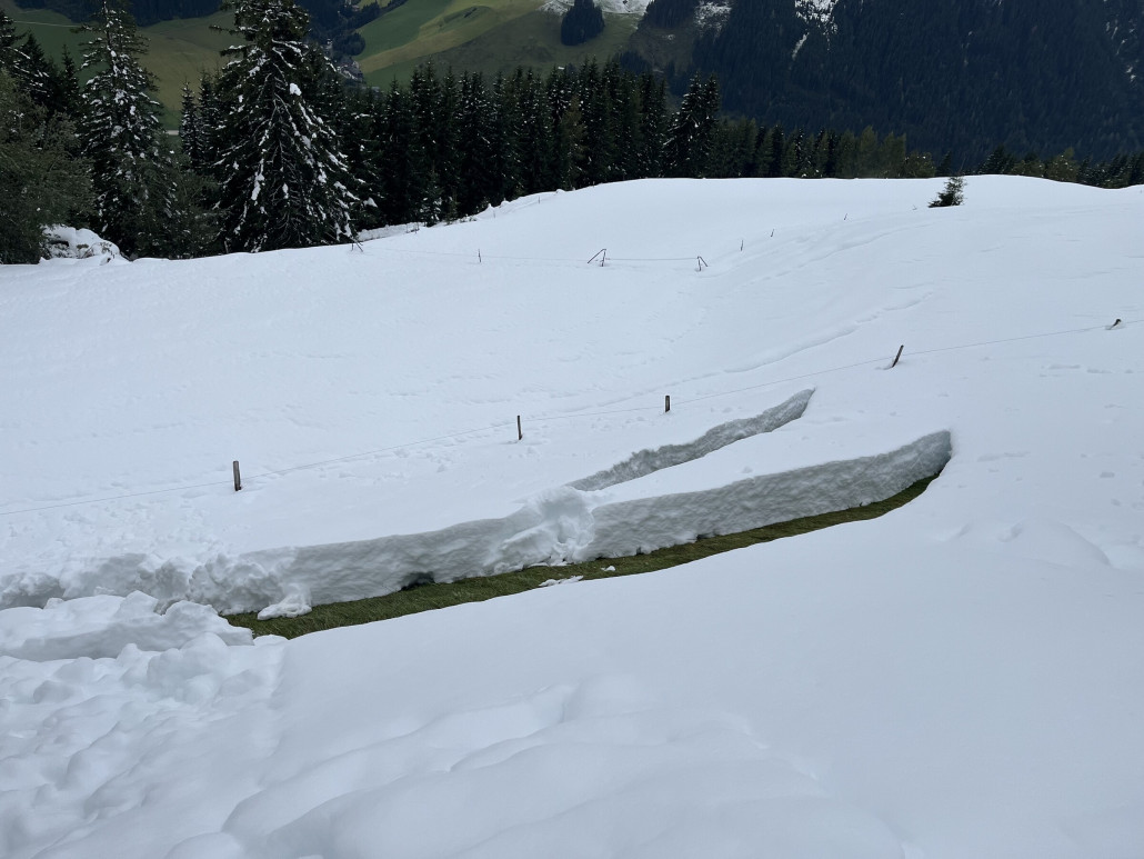 Sehr instabil, der Aufbau