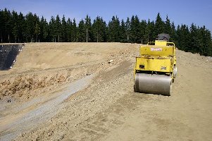 Die Erdarbeiten sehen grossteils fertig aus...