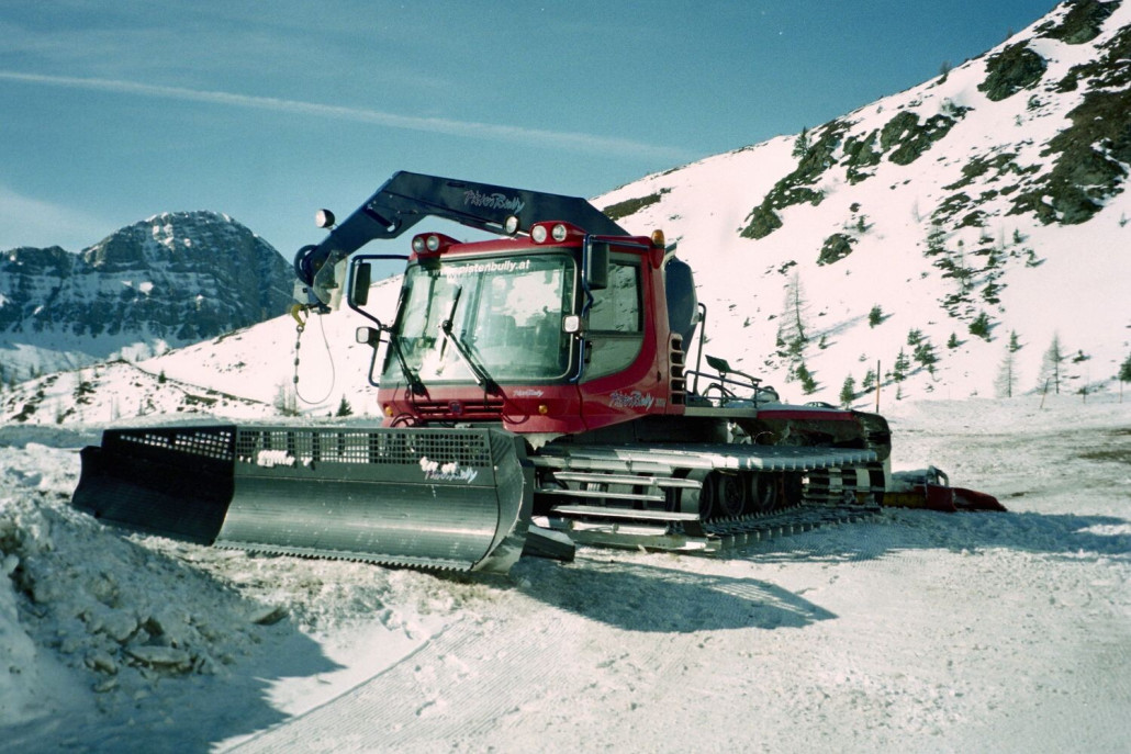 Pistenmaschine im Seetal