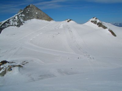 Nun der Olperer am 21.06.05, bei meinem Ausflug vor fast genau einem Jahr