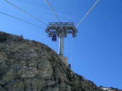 Auffahrt mit dem GB3