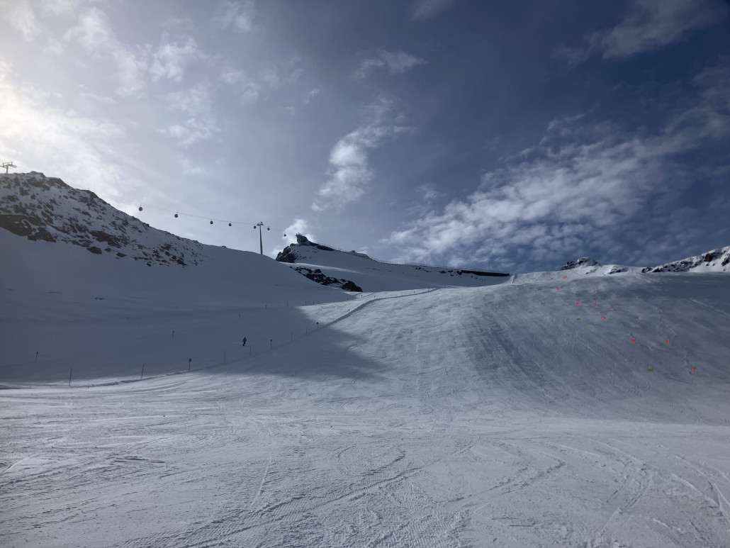Wildspitzbahn Abfahrt gegen 11:20 Uhr