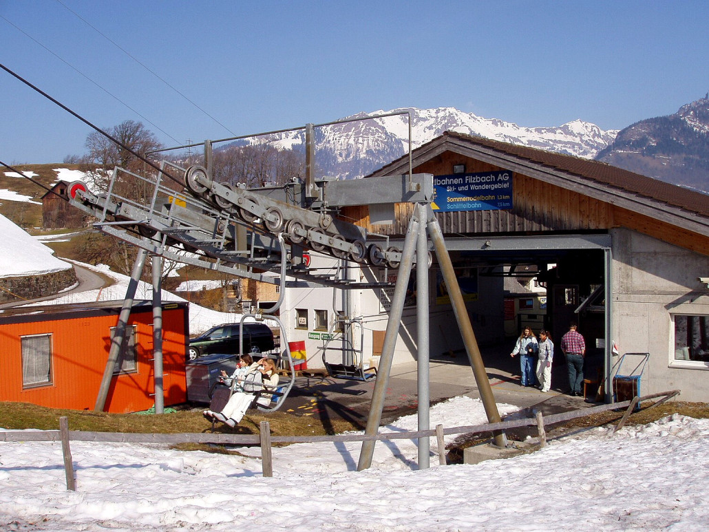 Die neuste Anlage BJ 1993 die 2SB nach Habergschwänd