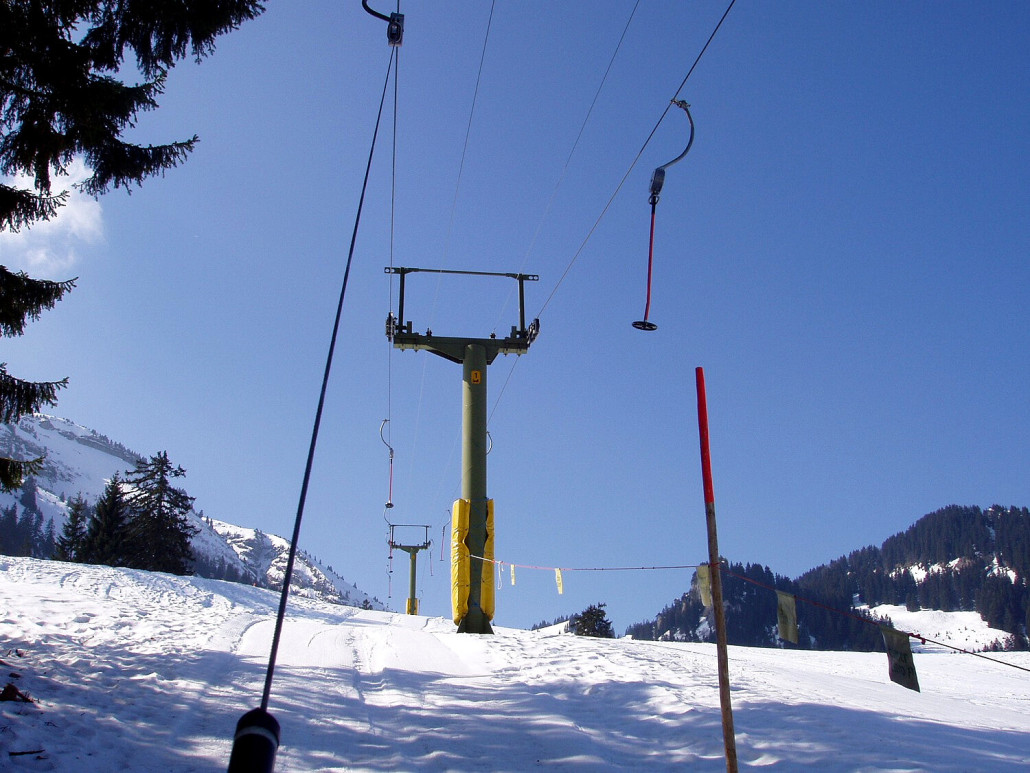 Unterer Teil der Trasse Trainerlift