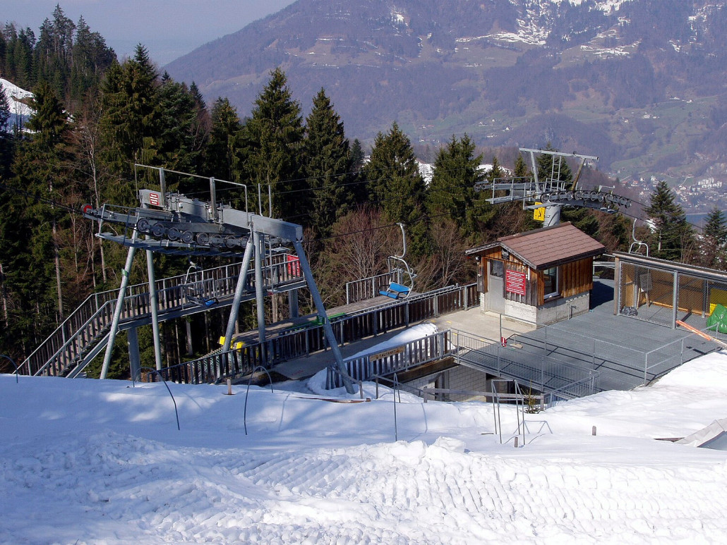 Zwischenstation für die Sommerrodelbahn