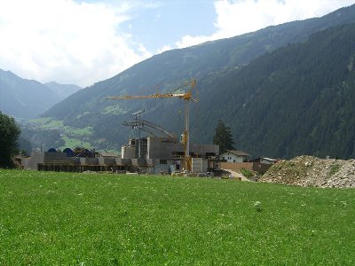 Talstation aus der Ferne ...