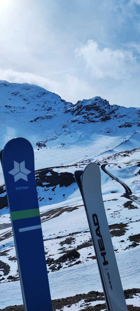 Zweierkombi in der Karlesjochbahn