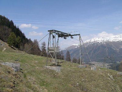 Obere Umlenkstation (Spannstation)