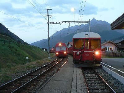 Ankunft Bahnhof S-chanf