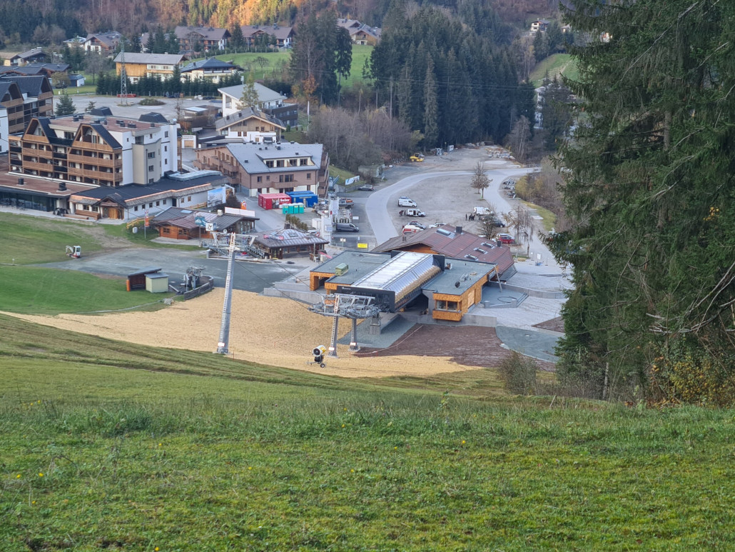 Schlusshang mit Talstation