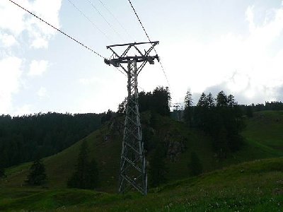 Trasse. Die Rollenbatterien wurden getauscht.