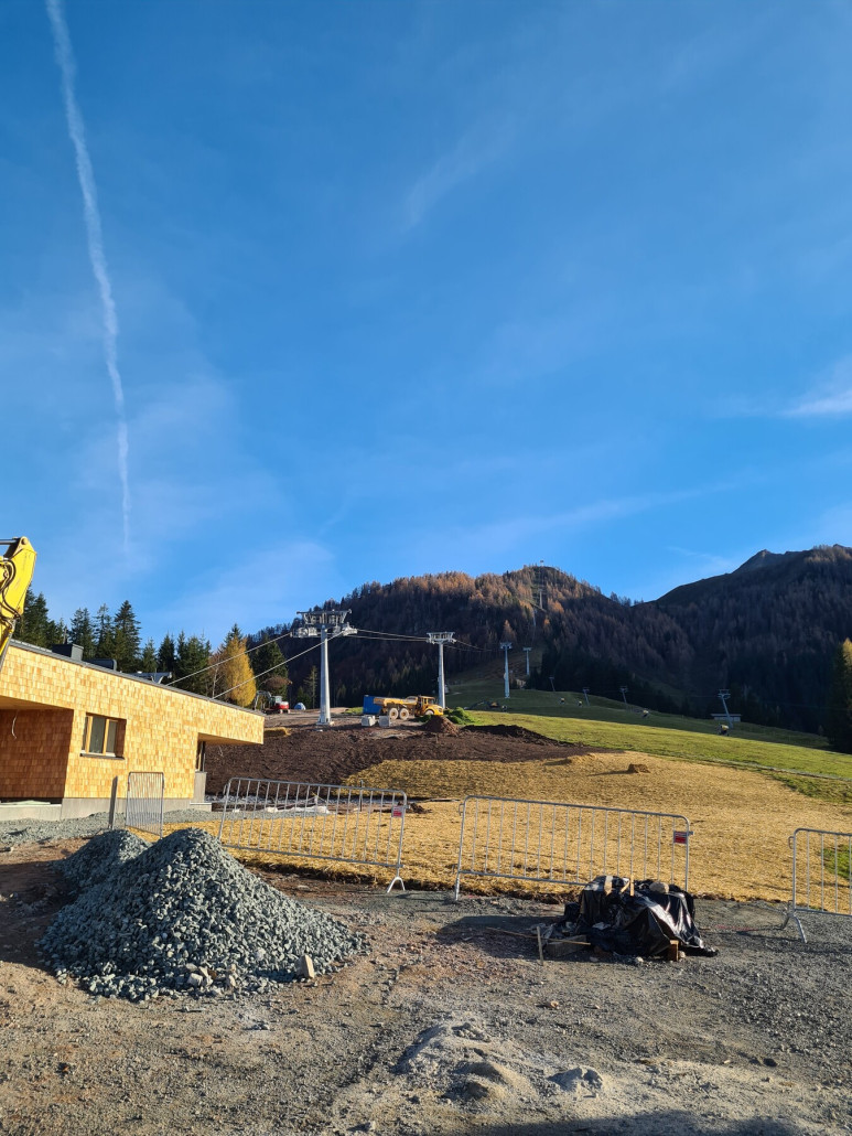 Blick von der Mittelstation Richtung Bergstation