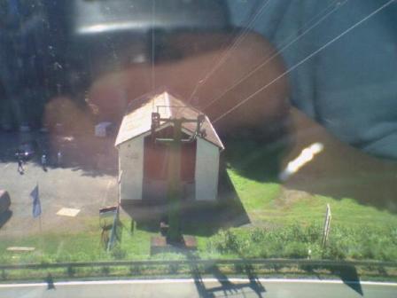 Blick zur Talstation der Bahn