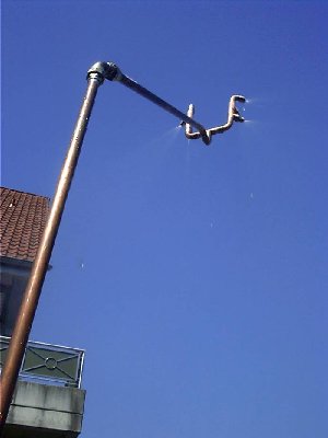 Düsenkopf in Betrieb mit Normal Wasserleitungsdruck