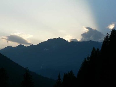 Abendstimmung im Nationalpark.