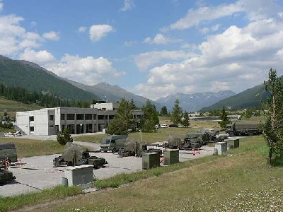 Flab Schiessplatz S-chanf der 33 Flabbrigade