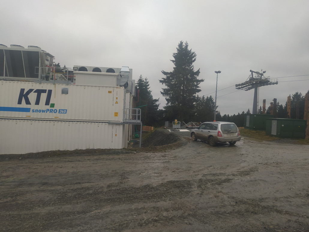 Ziemlich viel neu geschottert