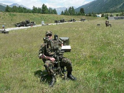 Unser Bündner. Obergefreiter Beck fühlt sich hier wie zu hause. Darum darf er ans OZ