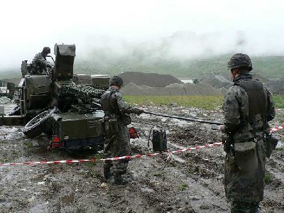 wenn das nicht reicht kommt der Putzstock in aktion.