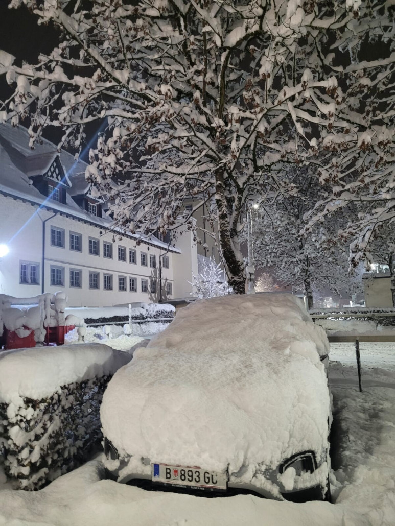 in Kennelbach dann schon etwas weniger