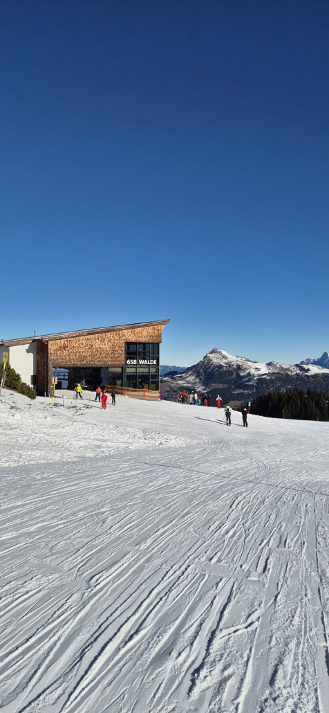 Hahnenkamm Richtung Walde Piste 36