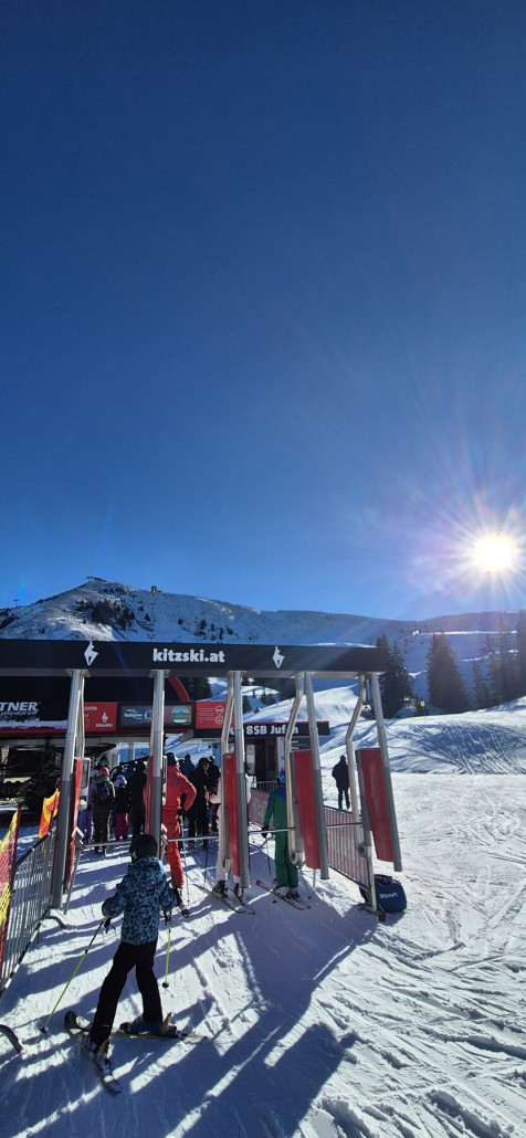 Andrang ging echt. Jufenbahn gegen Mittag