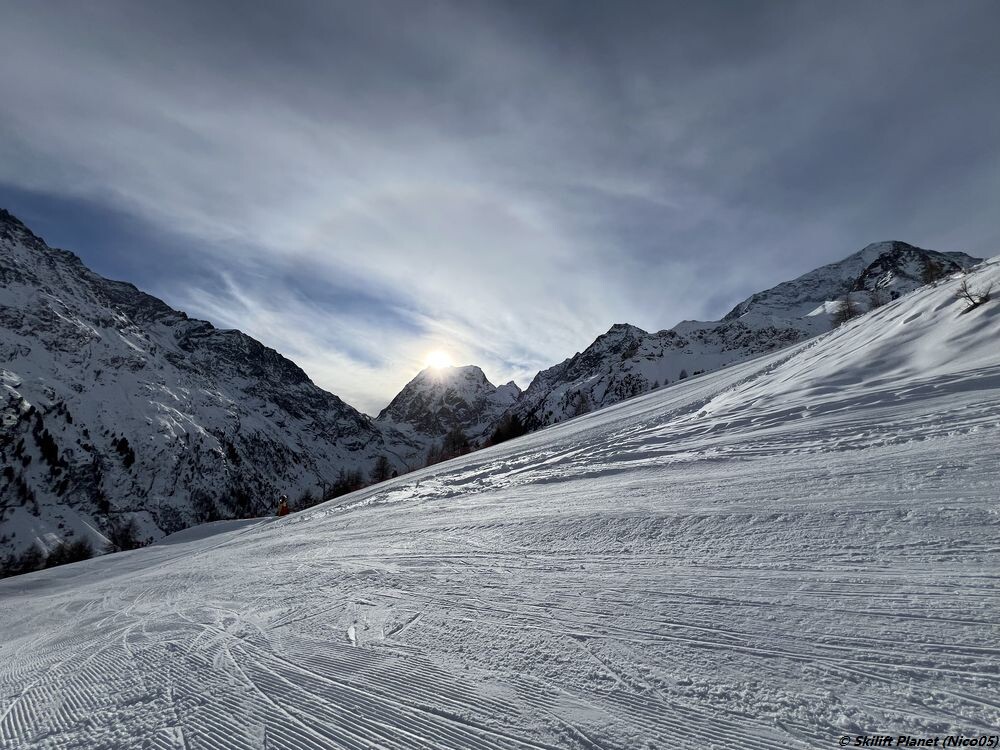 Piste Fontanesses 1 mit dem Mt-Collon und dem Pigne