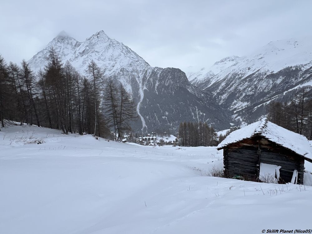 Blaue Piste La Terraz