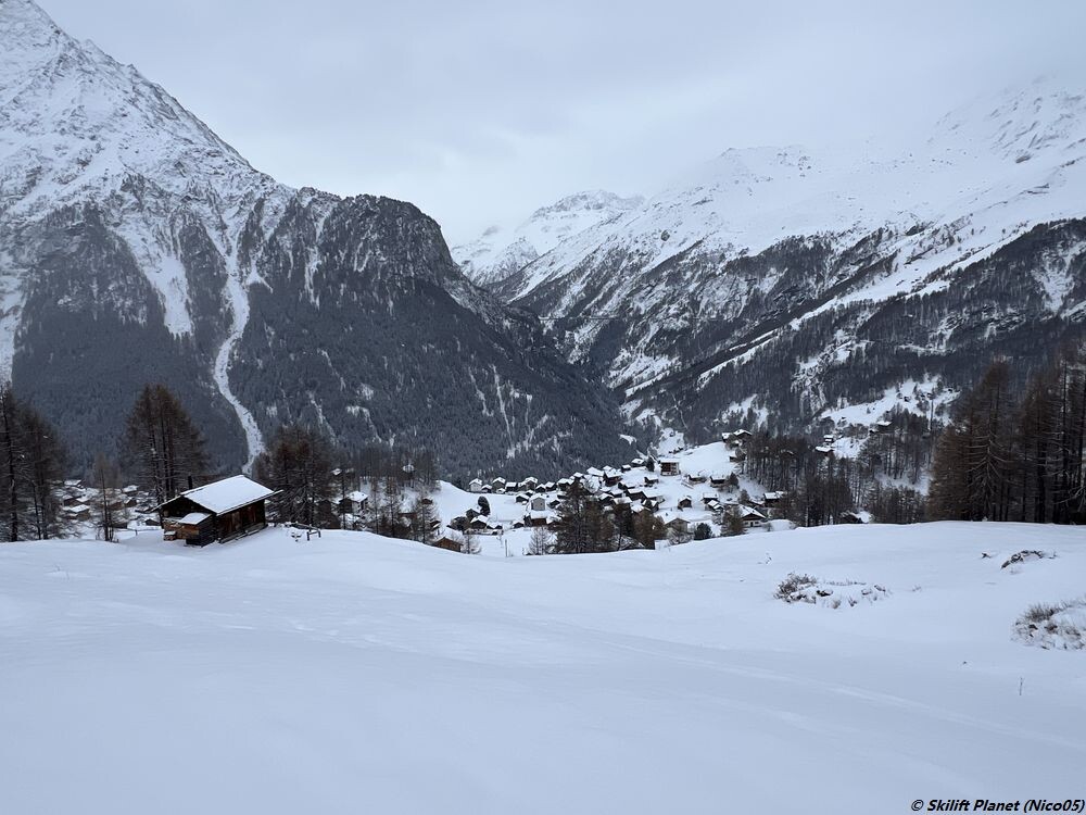 Blaue Piste La Terraz