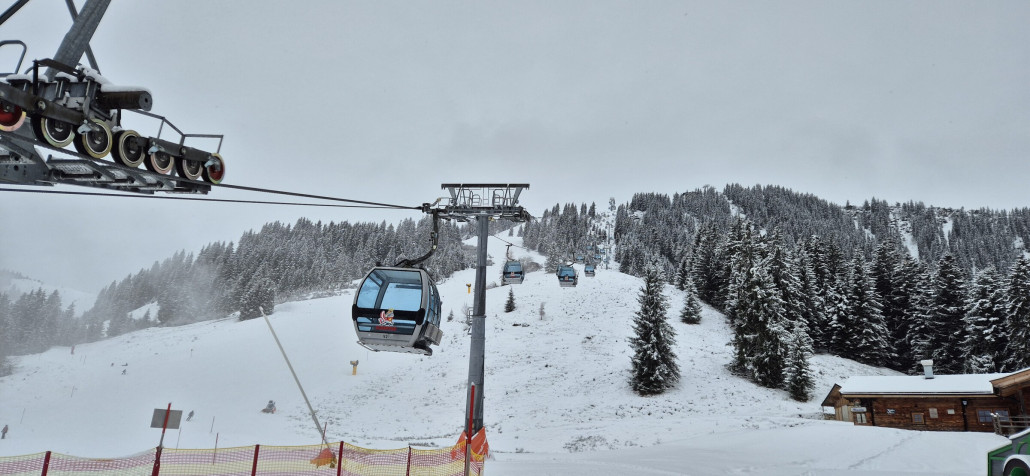 Brandstadlbahn 2 Blick Richtung Piste 60 (Scheffau)