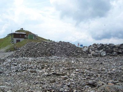Hier kommt die neue Bergstation hin..<br />aber bekonnen hams no ned mitm bau