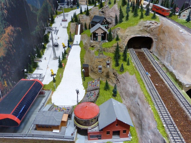 und die alte GUB Hochalmbahn ersetzt die Graseckbahn an der Schanze. Neu ist auch das Forsthaus Graseck sowie der Anlaufturm der Schanze