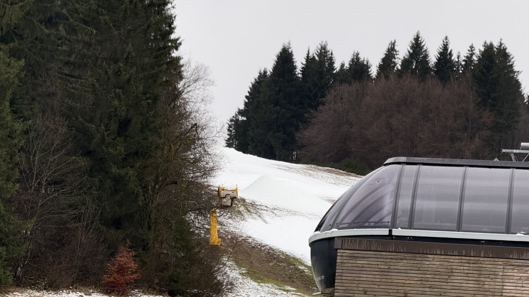 Blick von Kleiner Büre unten hoch Richtung BBK