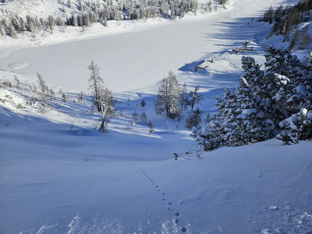 Nächste Fahrt mit Verbindung des Schneiderkogels.