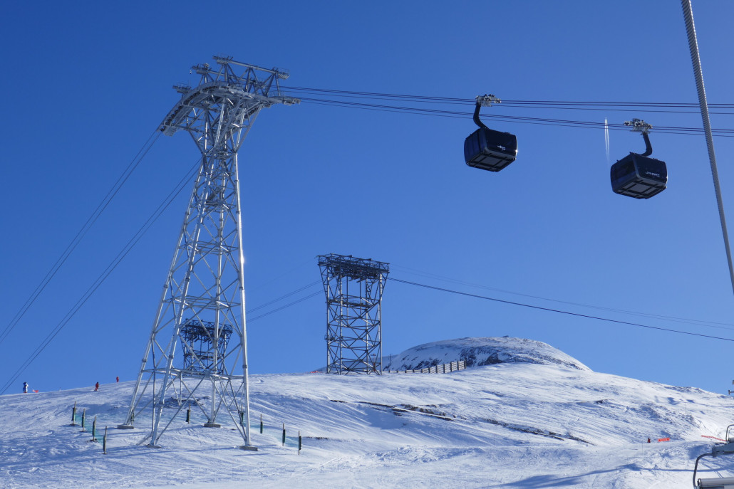 3-S und DMC Sektion 1 am Übergang vom steilen in den flachen Teil