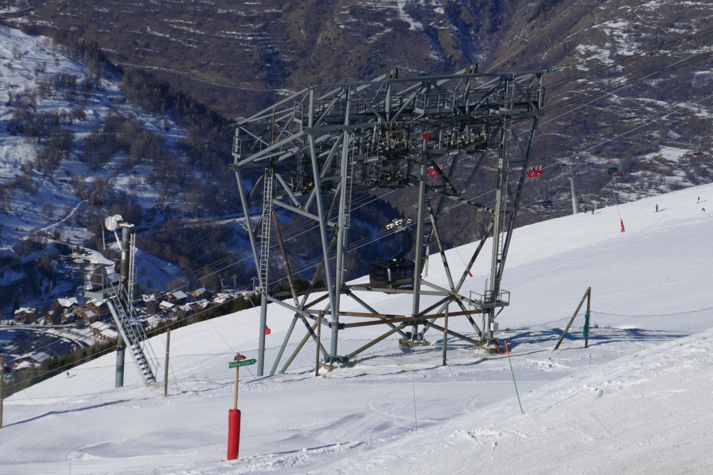 3-S Kabine "benützt" DMC Stützen