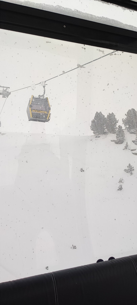 Heutige Sichtverhältnisse.