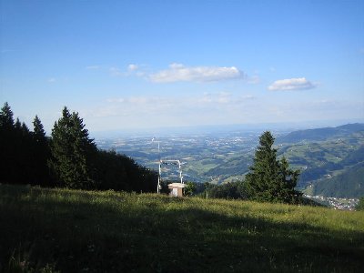 Im Hintergrund ist Steyr zu sehen