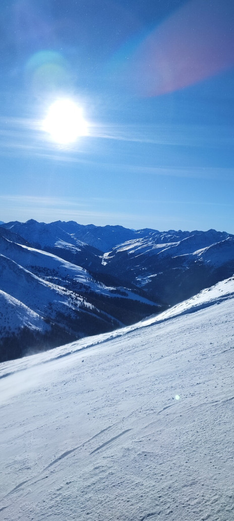 Von da oben Wir geschaut
